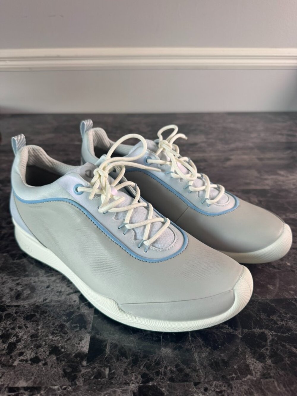 ECCO Women's 10-10.5 Gray Golf BIOM Hybrid BNY Waterproof Sports Athletics